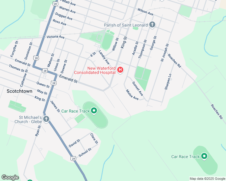 map of restaurants, bars, coffee shops, grocery stores, and more near 3252 Macleod Avenue in River Ryan