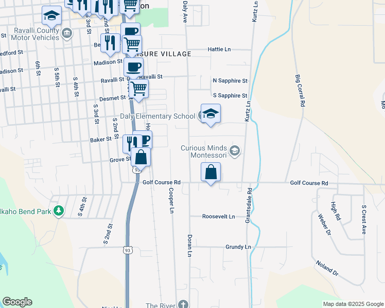 map of restaurants, bars, coffee shops, grocery stores, and more near 228 Daly Avenue in Hamilton