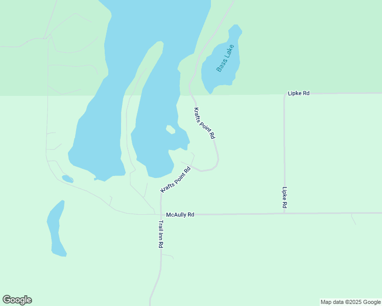 map of restaurants, bars, coffee shops, grocery stores, and more near 45725 Krafts Point Road in Cable