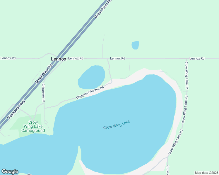 map of restaurants, bars, coffee shops, grocery stores, and more near 2863 Chippewa Shores Road in Fort Ripley