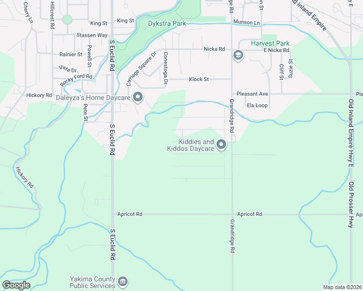 map of restaurants, bars, coffee shops, grocery stores, and more near 1334 Grandridge Road in Grandview