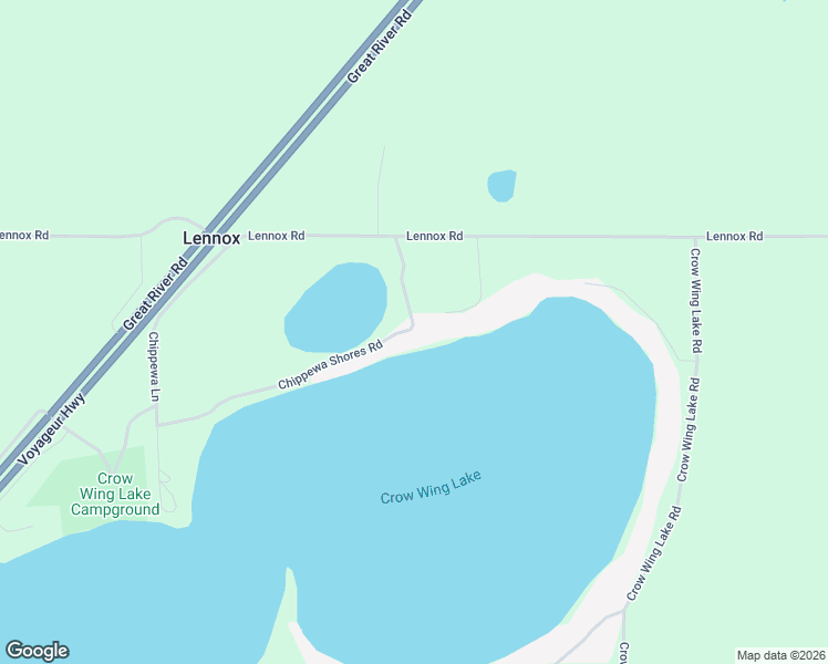 map of restaurants, bars, coffee shops, grocery stores, and more near 2863 Chippewa Shores Road in Fort Ripley