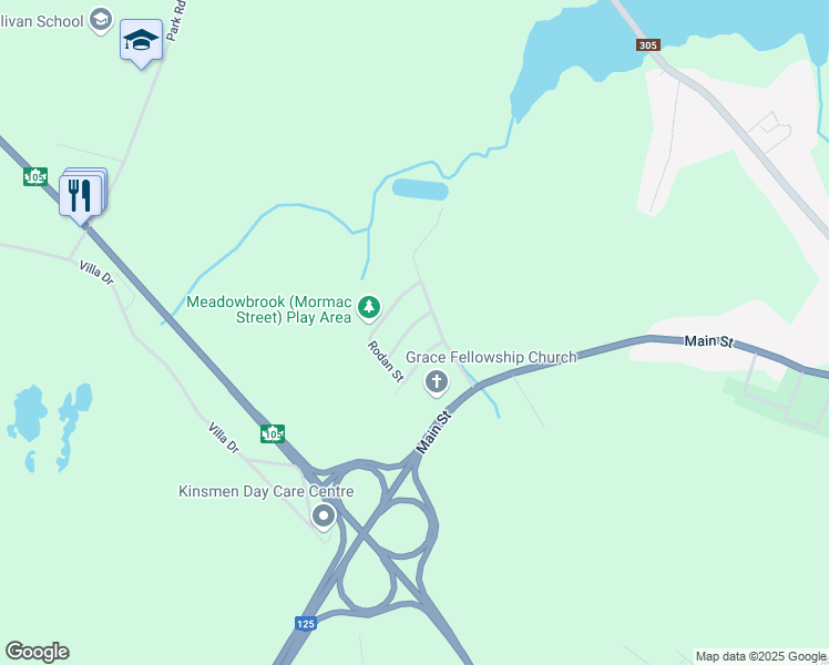 map of restaurants, bars, coffee shops, grocery stores, and more near 9 Kilmuir Drive in Sydney Mines
