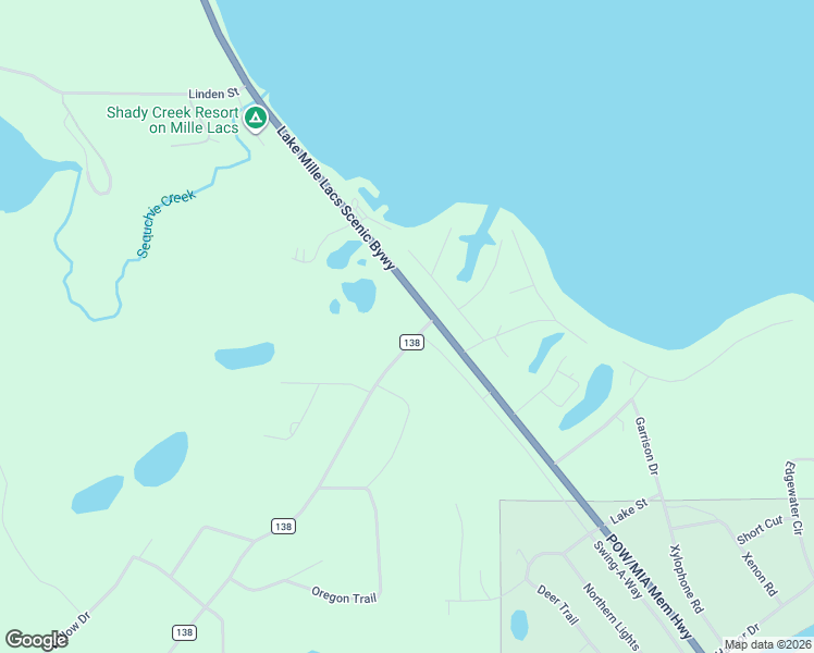 map of restaurants, bars, coffee shops, grocery stores, and more near 6315 County Road 138 in Garrison