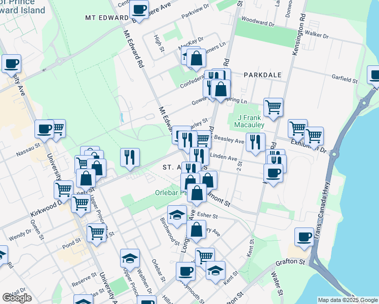 20 Mount Edward Road, Charlottetown PE Walk Score