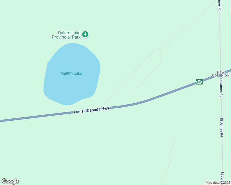 map of restaurants, bars, coffee shops, grocery stores, and more near New Dominion Road in Dalem Lake