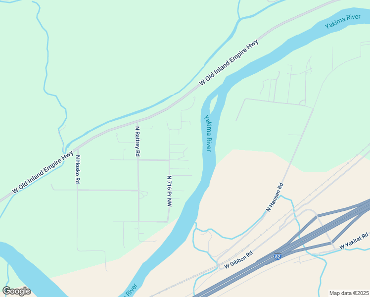 map of restaurants, bars, coffee shops, grocery stores, and more near 23901 North 716 Pr Northwest in Prosser