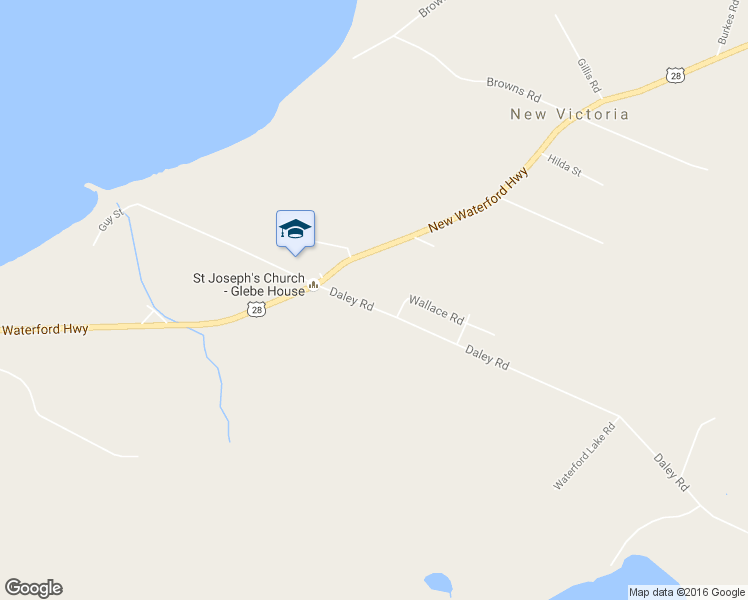 map of restaurants, bars, coffee shops, grocery stores, and more near 81 Daley Road in New Victoria