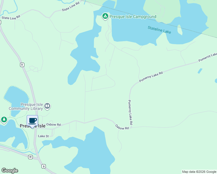 map of restaurants, bars, coffee shops, grocery stores, and more near 11437 Benson Road in Vilas County