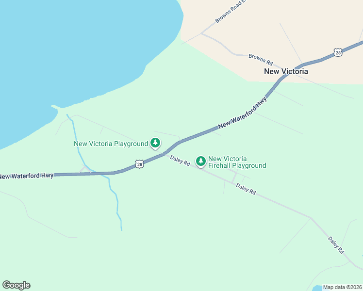 map of restaurants, bars, coffee shops, grocery stores, and more near 81 Daley Road in New Victoria