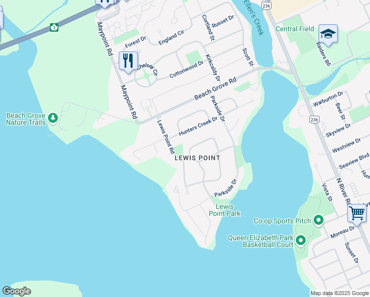 map of restaurants, bars, coffee shops, grocery stores, and more near 5 Bardin Crescent in Charlottetown