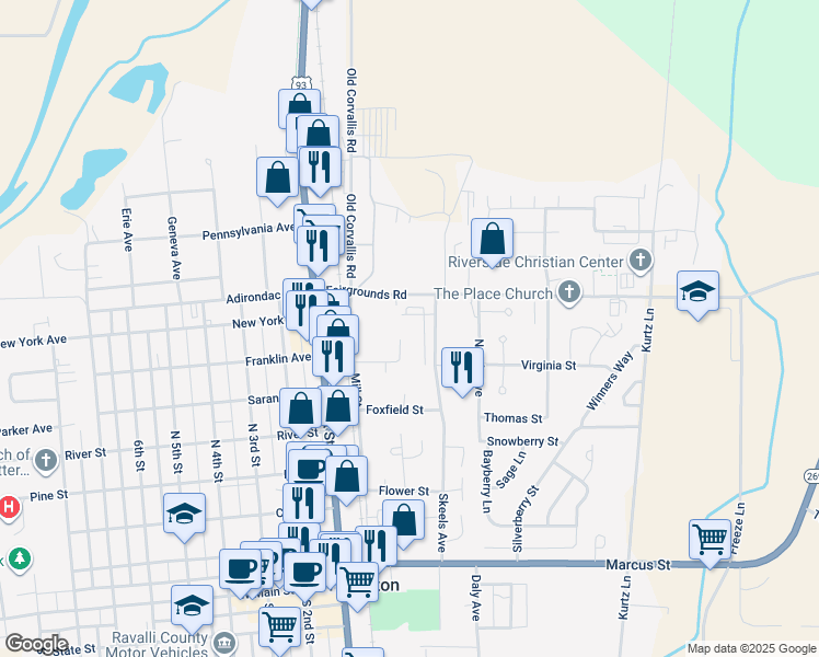 map of restaurants, bars, coffee shops, grocery stores, and more near 122 Kayne Road in Hamilton