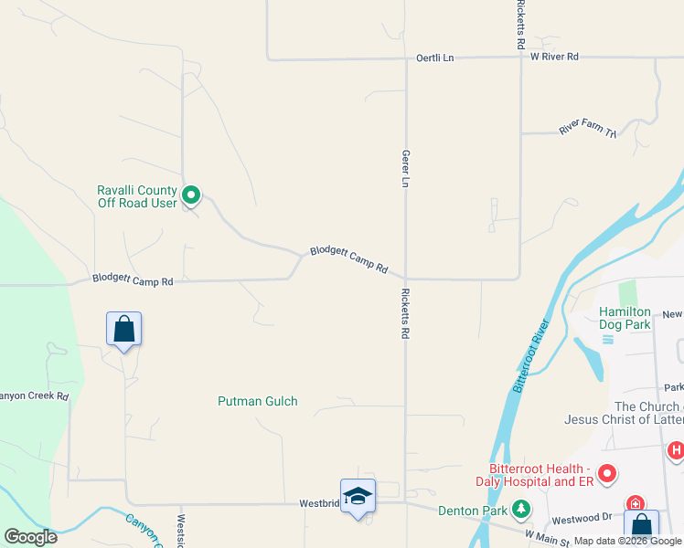 map of restaurants, bars, coffee shops, grocery stores, and more near 133-153 Blodgett Camp Road in Hamilton
