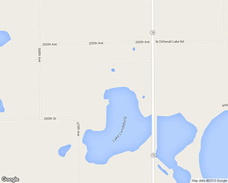 map of restaurants, bars, coffee shops, grocery stores, and more near 19998 370th Avenue in Battle Lake