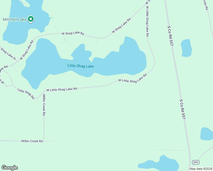 map of restaurants, bars, coffee shops, grocery stores, and more near 1599 West Little Shag Lake Road in Gwinn