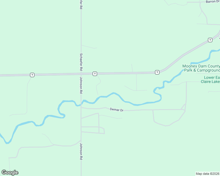 map of restaurants, bars, coffee shops, grocery stores, and more near 13646 County Road Y in Gordon