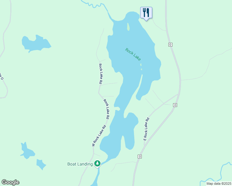 map of restaurants, bars, coffee shops, grocery stores, and more near 8652 West Rock Lake Road in Presque Isle
