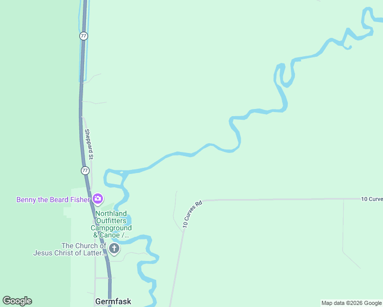 map of restaurants, bars, coffee shops, grocery stores, and more near in Germfask