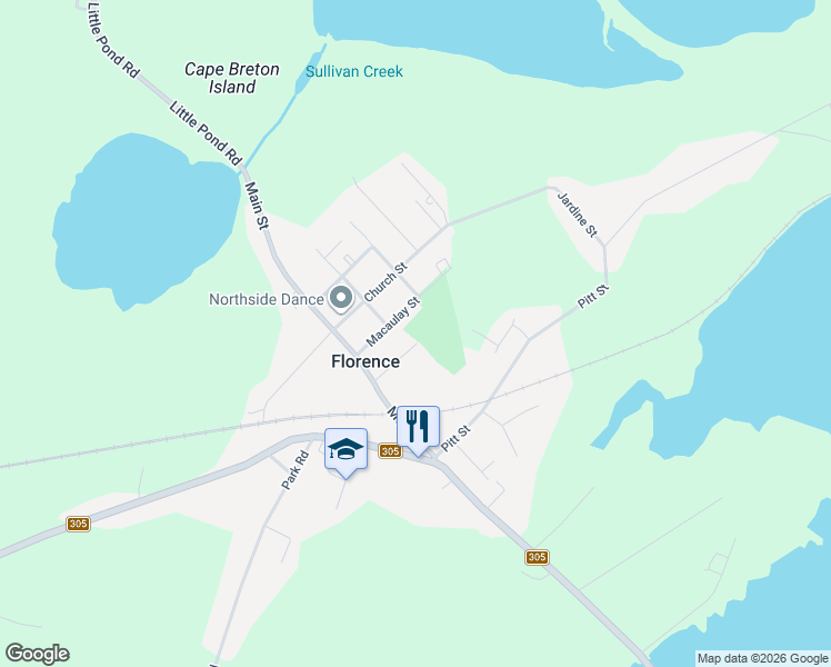 map of restaurants, bars, coffee shops, grocery stores, and more near 41 Kempt Street in Florence