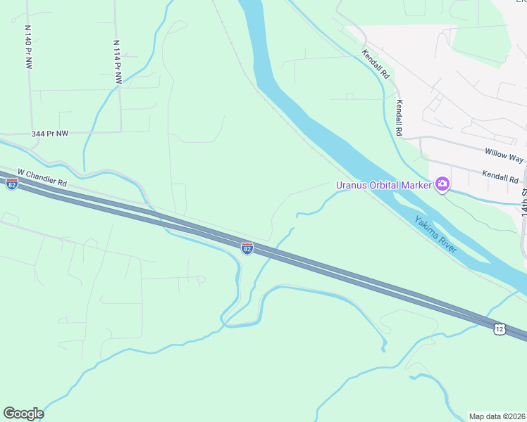 map of restaurants, bars, coffee shops, grocery stores, and more near 7310 West Chandler Road in Benton City