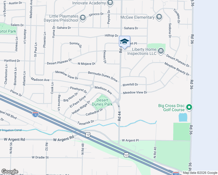 map of restaurants, bars, coffee shops, grocery stores, and more near 4502 Meadow View Drive in Pasco