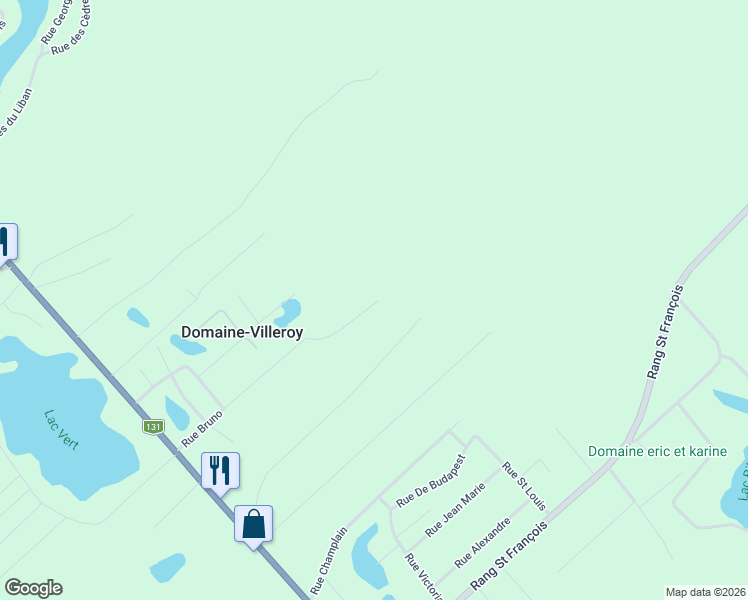 map of restaurants, bars, coffee shops, grocery stores, and more near 230 Rue Bruno in Saint-Jean-de-Matha