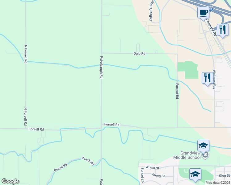 map of restaurants, bars, coffee shops, grocery stores, and more near in Grandview