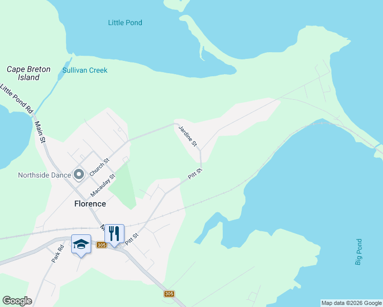 map of restaurants, bars, coffee shops, grocery stores, and more near 7 Jardine Street in Florence