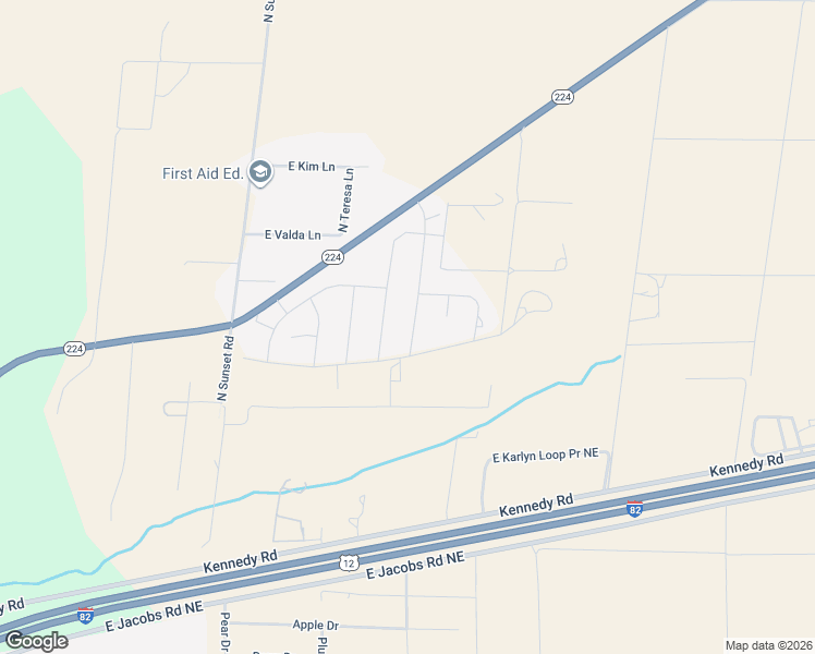 map of restaurants, bars, coffee shops, grocery stores, and more near 34504 North Flagstone Drive in Benton City
