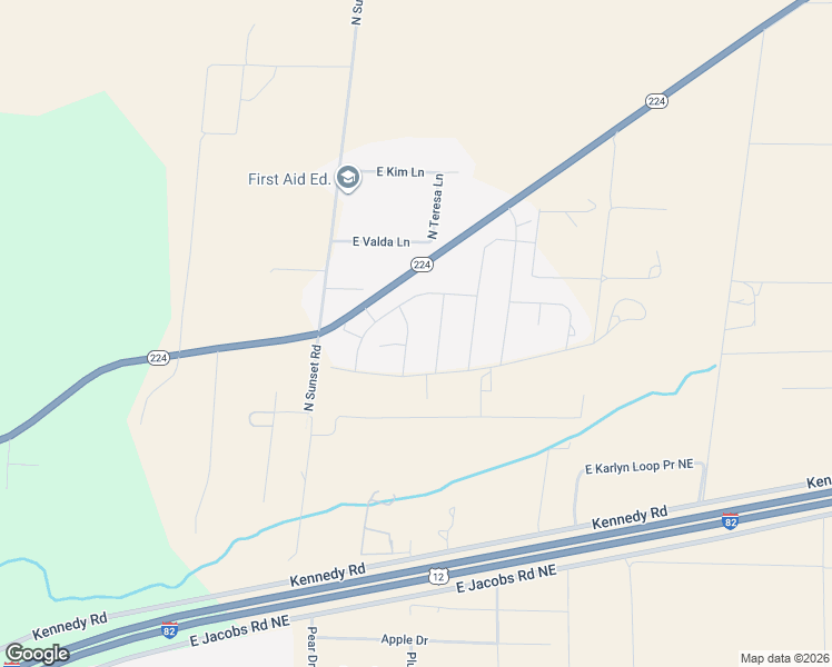 map of restaurants, bars, coffee shops, grocery stores, and more near 34603 North Sage Drive in Benton City