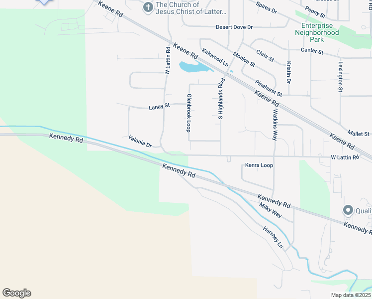 map of restaurants, bars, coffee shops, grocery stores, and more near 5800 West Lattin Road in Benton City
