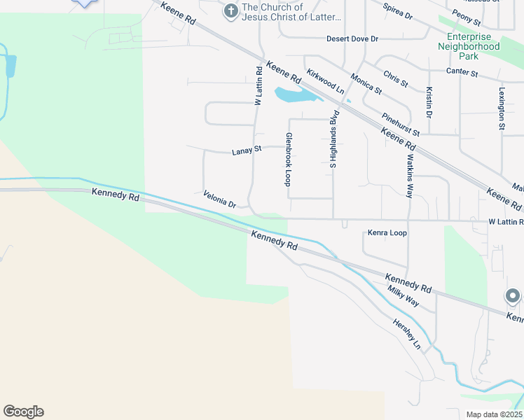 map of restaurants, bars, coffee shops, grocery stores, and more near 5601-5801 West Lattin Road in West Richland