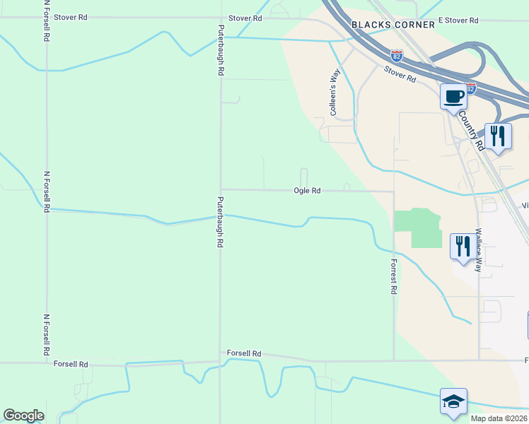 map of restaurants, bars, coffee shops, grocery stores, and more near in Grandview