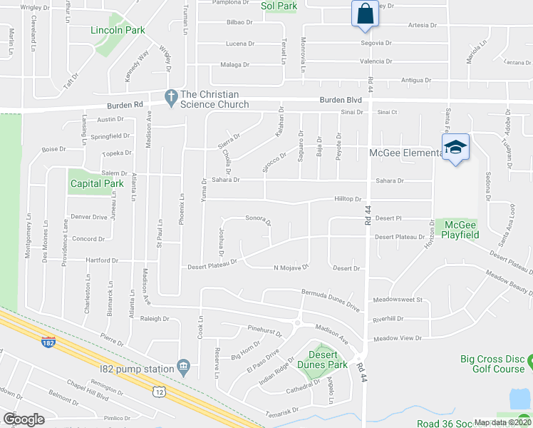 map of restaurants, bars, coffee shops, grocery stores, and more near 4811 Sonora Drive in Pasco