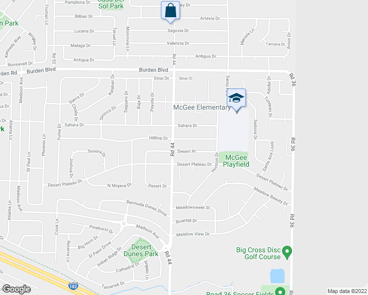 map of restaurants, bars, coffee shops, grocery stores, and more near 4311 Desert Place in Pasco