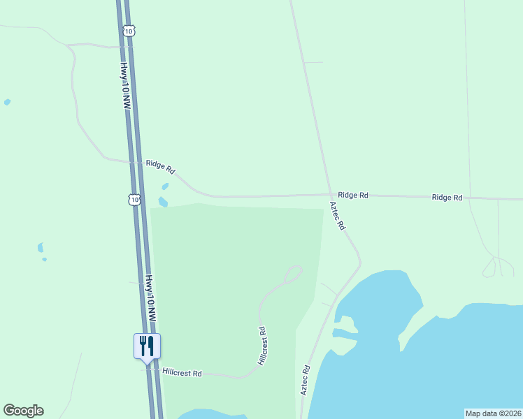 map of restaurants, bars, coffee shops, grocery stores, and more near 1359 Ridge Road in Motley