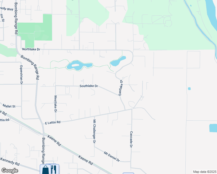 map of restaurants, bars, coffee shops, grocery stores, and more near 3400 Southlake Drive in West Richland