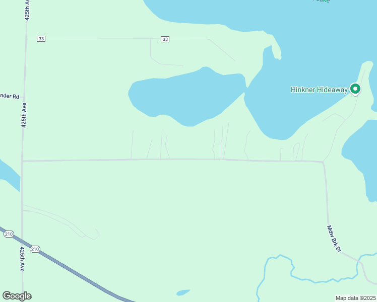 map of restaurants, bars, coffee shops, grocery stores, and more near 43233 210th Street in Clitherall