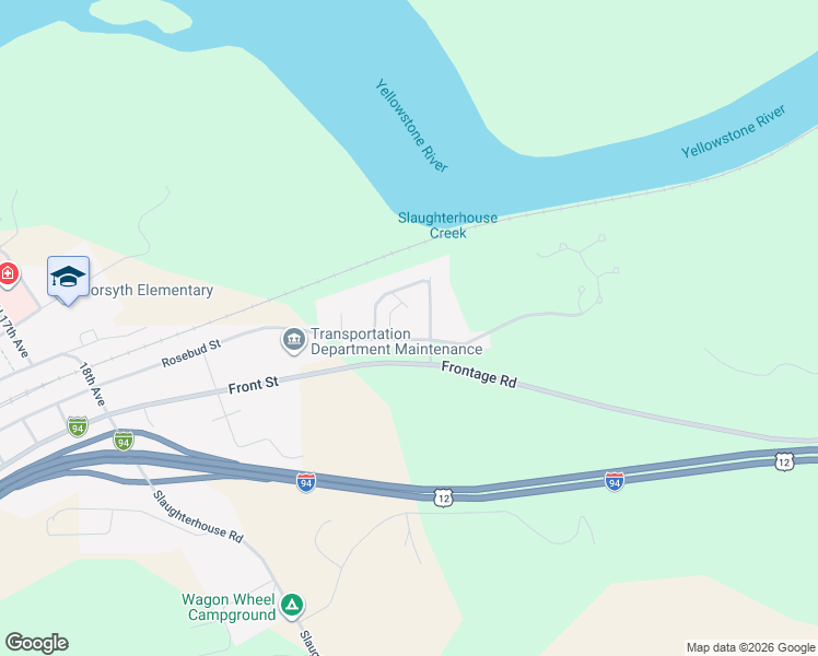 map of restaurants, bars, coffee shops, grocery stores, and more near 191 Rosebud Street in Forsyth