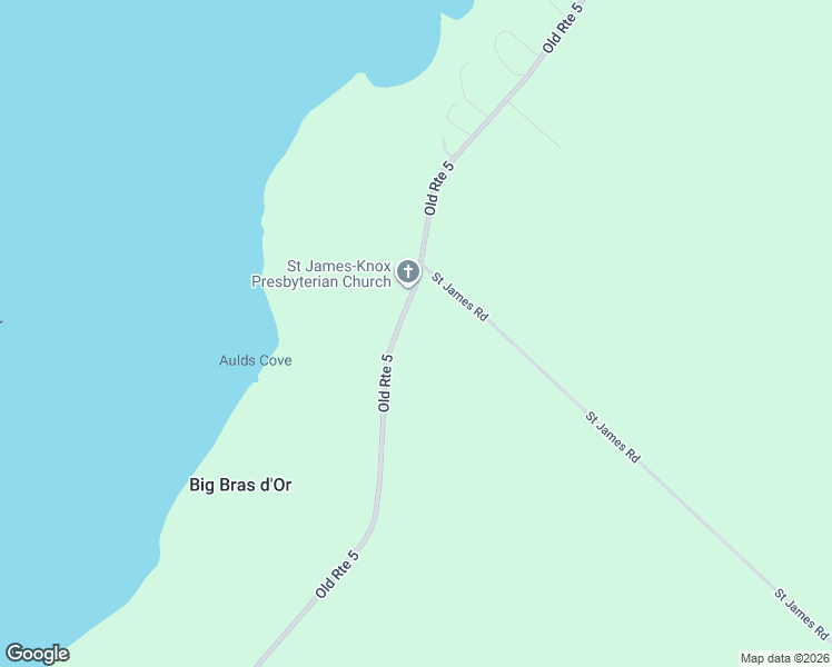 map of restaurants, bars, coffee shops, grocery stores, and more near 1937 Old Route 5 in Big Bras d'Or