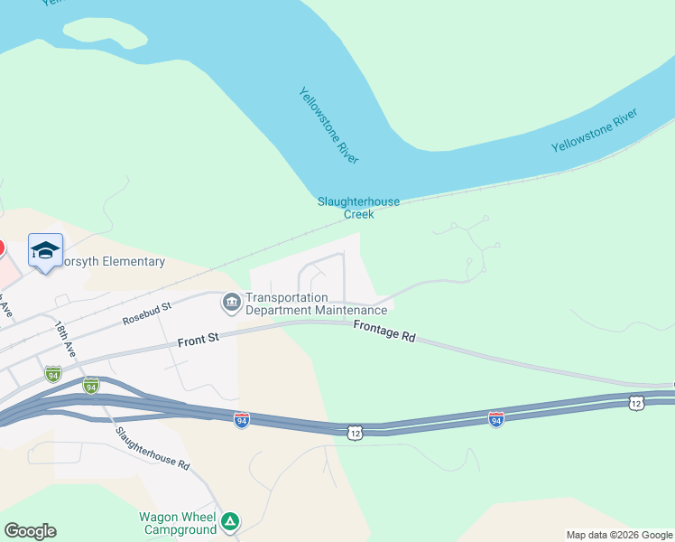 map of restaurants, bars, coffee shops, grocery stores, and more near 191 Rosebud Street in Forsyth