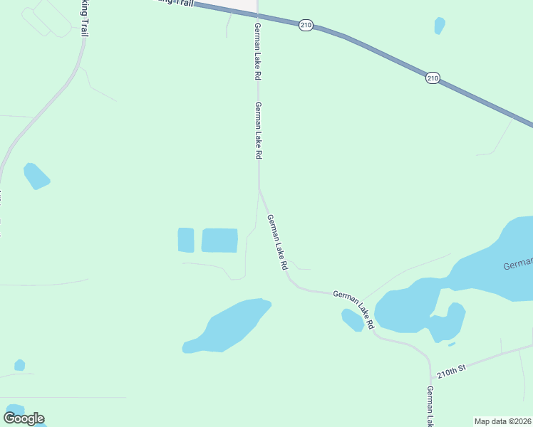 map of restaurants, bars, coffee shops, grocery stores, and more near German Lake Road in Underwood