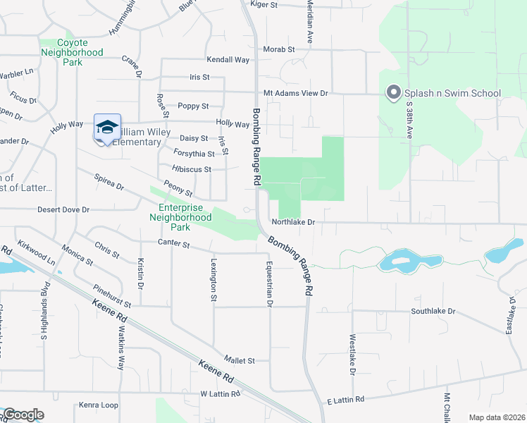 map of restaurants, bars, coffee shops, grocery stores, and more near 4487 Northlake Drive in West Richland
