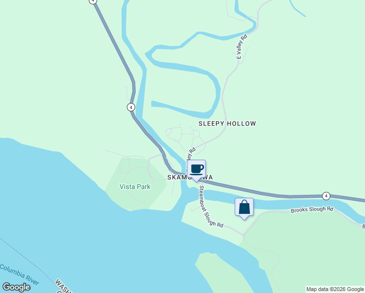 map of restaurants, bars, coffee shops, grocery stores, and more near 8 Fairgrounds Road in Skamokawa