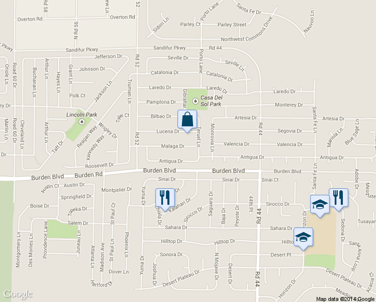 map of restaurants, bars, coffee shops, grocery stores, and more near 4812 Malaga Drive in Pasco