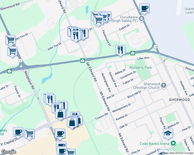 274 Mount Edward Road, Charlottetown PE Walk Score
