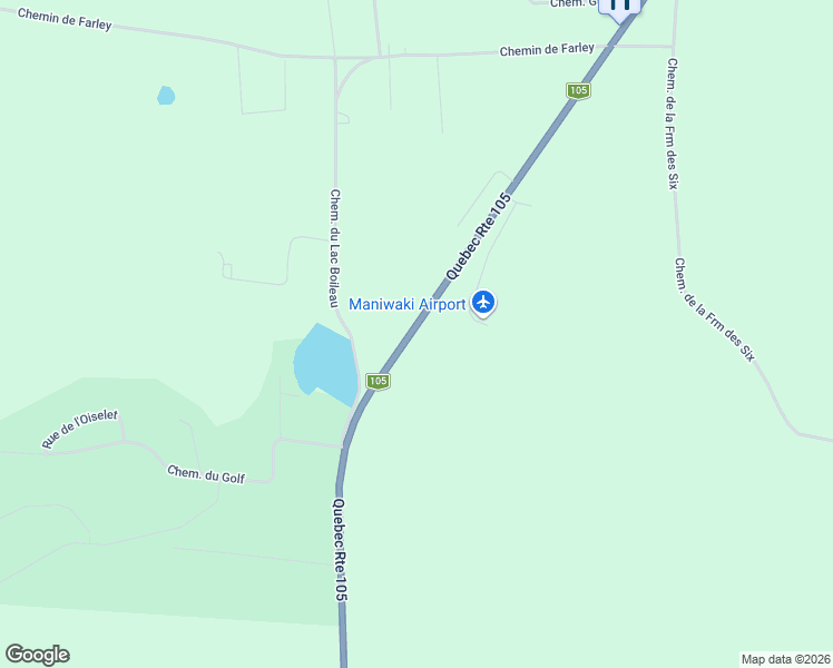 map of restaurants, bars, coffee shops, grocery stores, and more near 160 Route 105 in Messines