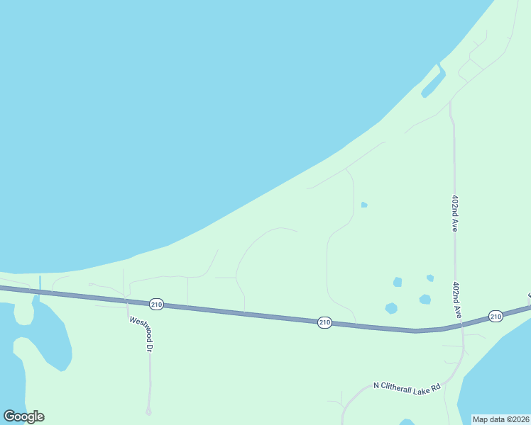 map of restaurants, bars, coffee shops, grocery stores, and more near 21539 Coleman Road in Clitherall
