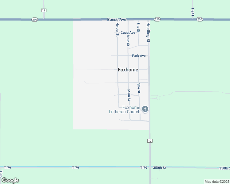 map of restaurants, bars, coffee shops, grocery stores, and more near 502 Heider Street in Foxhome