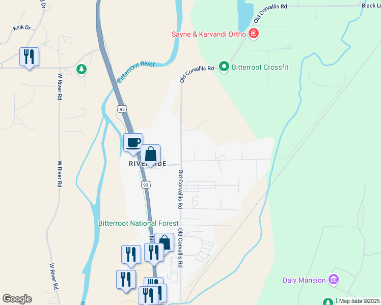 map of restaurants, bars, coffee shops, grocery stores, and more near 1-157 Bell Lane in Hamilton